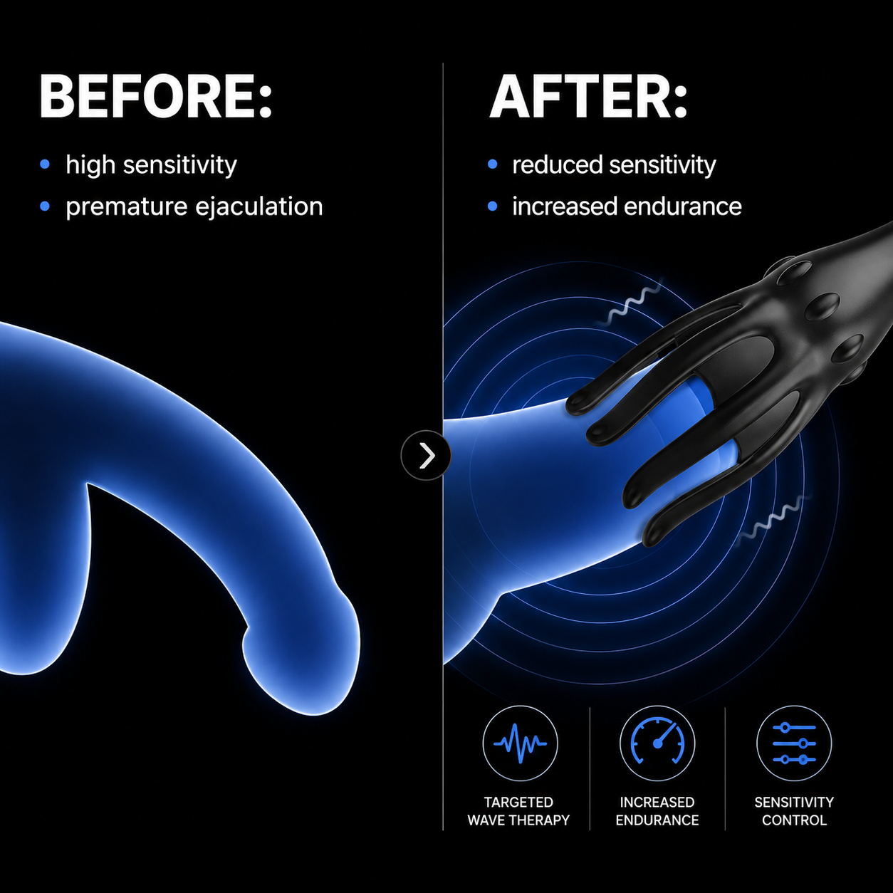 Pryxo Pro™ 3-in-1 Men’s Therapy Device | Private At-Home Performance Support