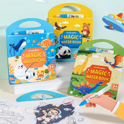 Water Coloring Book Set