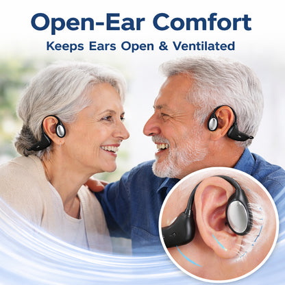 🔥 Final 2 Hours : Only Limited Stock Left🏆𝗧𝗶𝘄𝗼𝗿𝗹𝗱™ Bone Conduction Smart Hearing Headphones （Mayo Clinic Recommended）