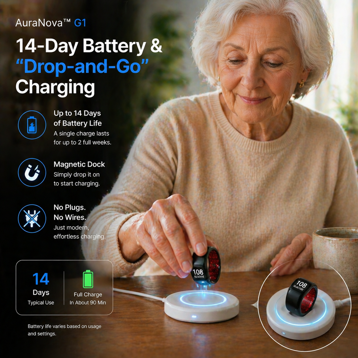 🎉 75% OFF Launch Offer🔥Pryxo™ G1 Non-Invasive Smart Ring