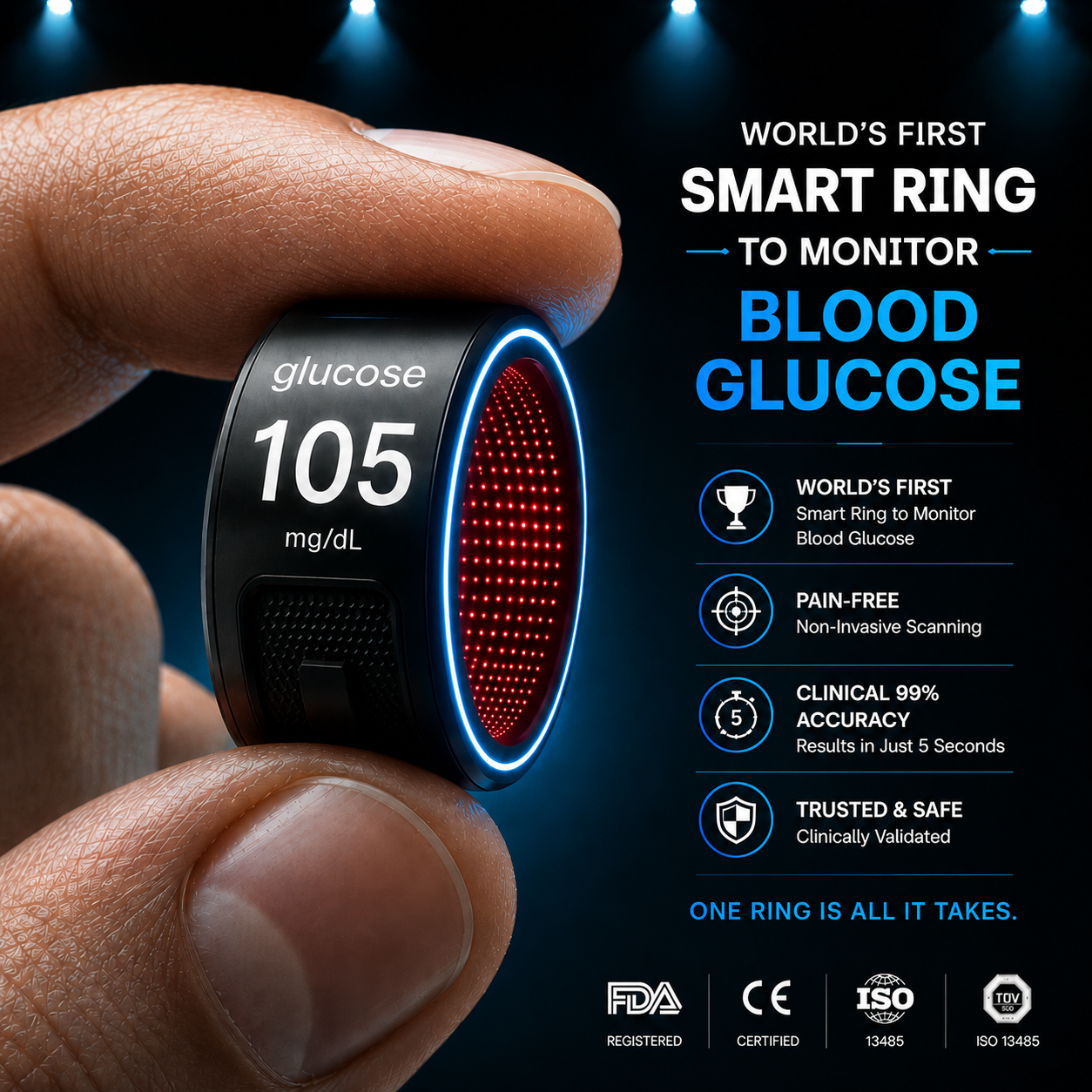 🎉 75% OFF Launch Offer🔥Pryxo™ G1 Non-Invasive Smart Ring