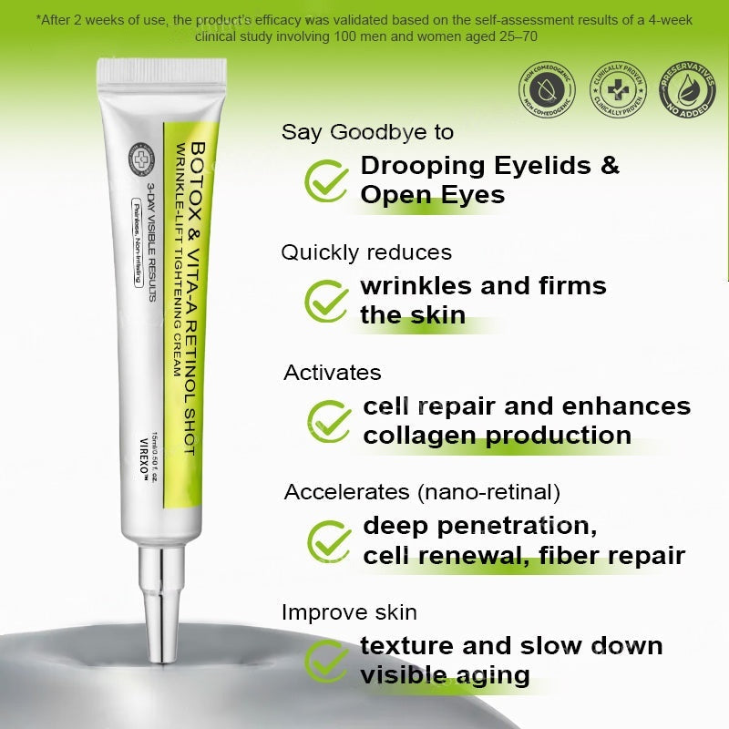 👨‍⚕️Made and shipped from Australia💫 Botox & Vita-A Retinol Shot Wrinkle-Lift Tightening cream - Last Day Promotion 70% OFF