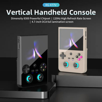 72%OFF🔥RG477V New Upgraded Portable Retro Game Console, supports ten emulators, ultra-high definition graphics, perfect gift