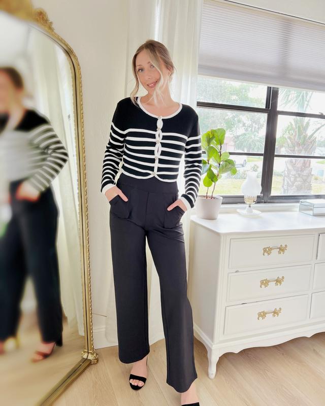 😍Loose High-Waist Business Casual Pants Yoga Pants👖