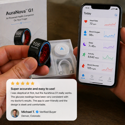 🎉 75% OFF Launch Offer🔥Pryxo™ G1 Non-Invasive Smart Ring
