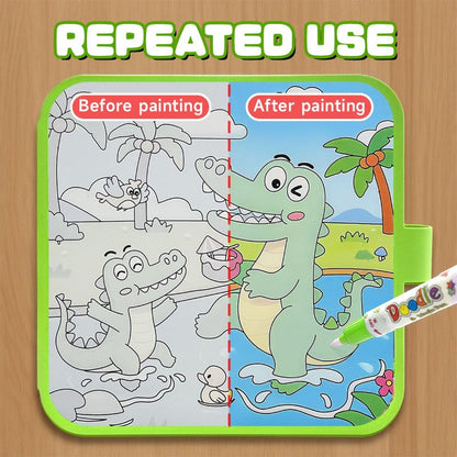 Water Coloring Book Set