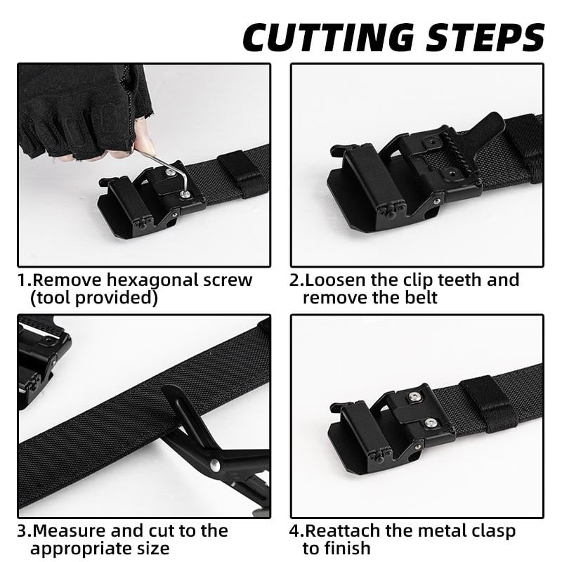 🔥LAST DAY 49% OFF - EDC Nylon Ratchet Belt