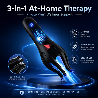 Pryxo Pro™ 3-in-1 Men’s Therapy Device | Private At-Home Performance Support