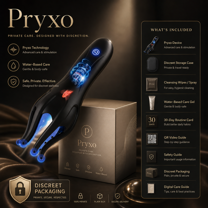 Pryxo Pro™ 3-in-1 Men’s Therapy Device | Private At-Home Performance Support