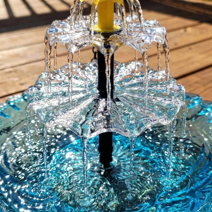🔥Last 4 hours Hot Sale 50%🐦Solar Cascade Hanging Bird Bath Fountain