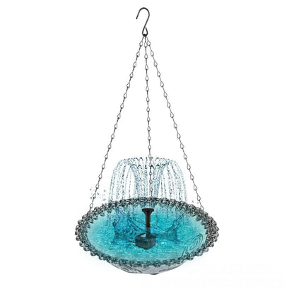 🔥Last 4 hours Hot Sale 50%🐦Solar Cascade Hanging Bird Bath Fountain