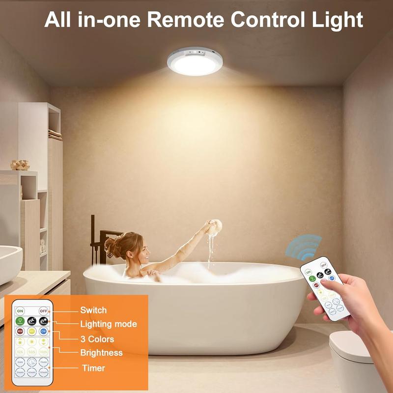 🎁 50% OFF🔌 Remote Rechargeable Motion Sensor Ceiling Light - Wireless Magnetic💡