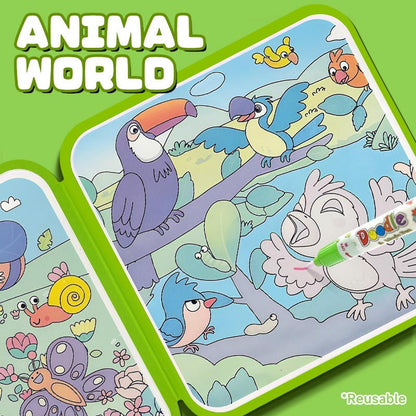 Water Coloring Book Set