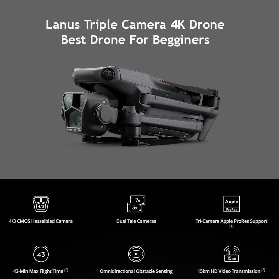 🚁 4K HD Camera Drone – Perfect for Travel, Photography & Gifting